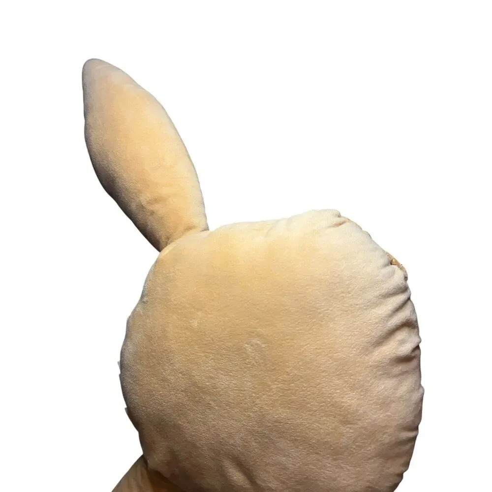 Pokemon Eevee Plush Pillow Tan Black Character Head Decorative Soft Toy 2021